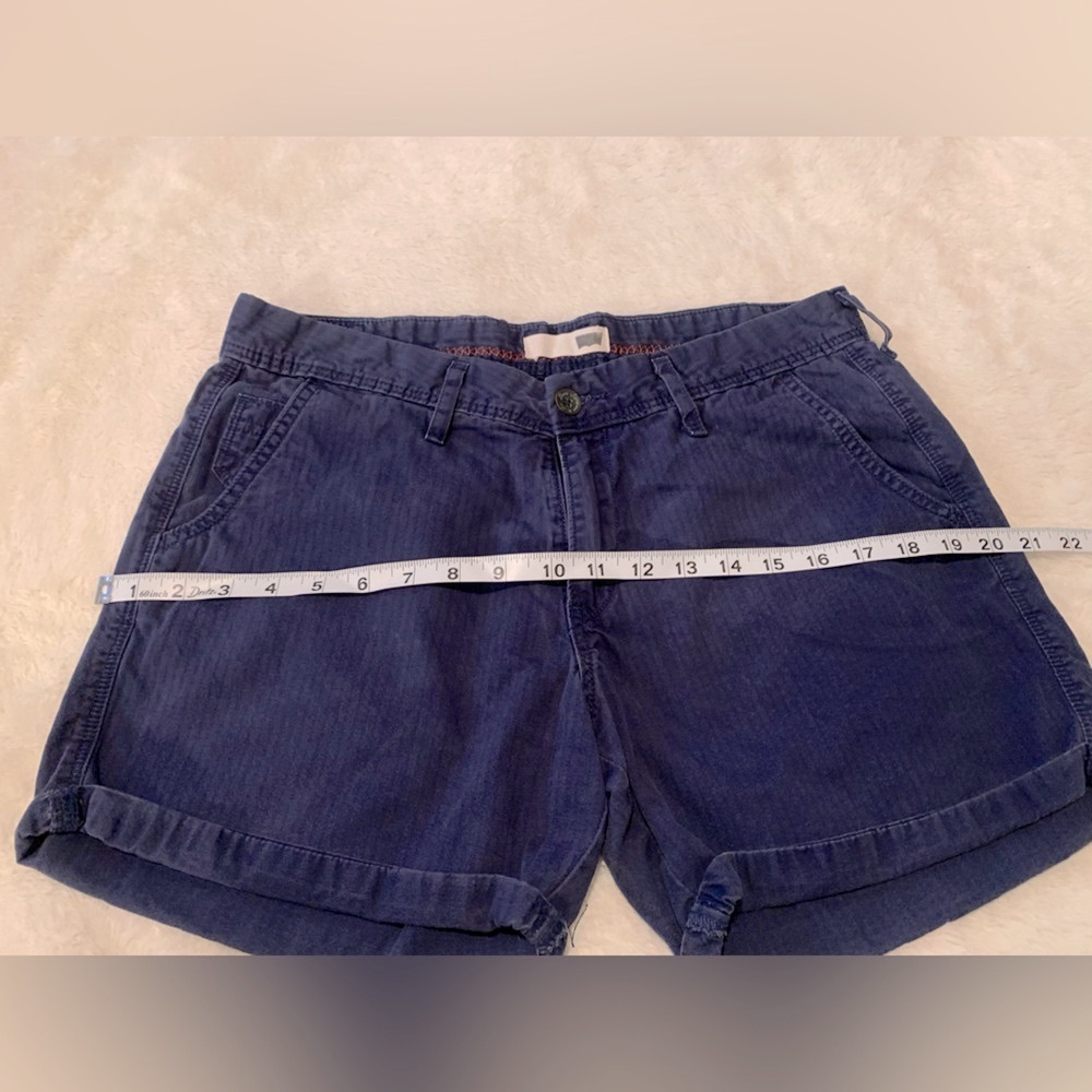 Levi's Navy Blue Women's Bermudas - Picture 2 of 7